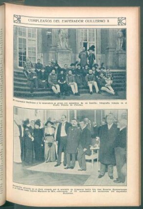 Cumpleaños del emperador Guillermo II - [Fotografías]