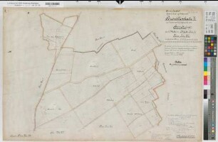 Osterwick (Rosendahl), Zusammenlegung Horst, Brouillonkarte II Flur 22