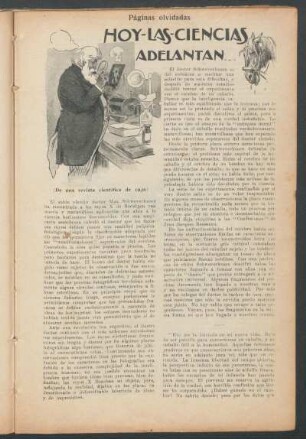 Hoy las ciencias adelantan : Páginas olvidadas
