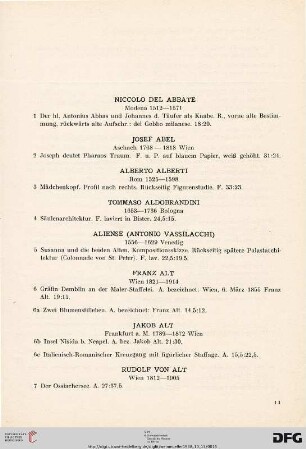 Handzeichnungen des XV. bis XIX. Jahrhunderts (Nr. 1-762)