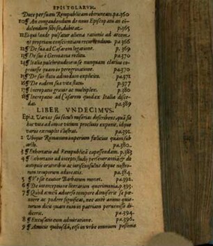 Epistolarum familiarum Libri 14 : variarum lib. I, sine titulo lib. I, ad quosdam ex veteribus illustriores li. I