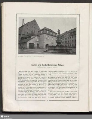 Kunst- und Kulturdenkmäler Zittaus