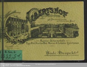 Bad Albertshof Dresden Sedanstrasse : [Bade-Prospekt]