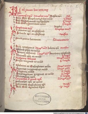Breviarium Benedictinum (Pars hiemalis) - BSB Clm 28227