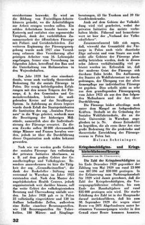 Die Zahl der Kriegsbeschädigten [Kriegsbeschädigten- und Kriegshinterbliebenenfürsorge ]