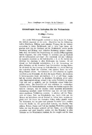 Grundfragen zum Lehrplan für die Volksschule : (Fortsetzung)