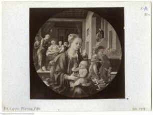 Maria mit dem Kind, Mariengeburt, Begegnung von Joachim und Anna