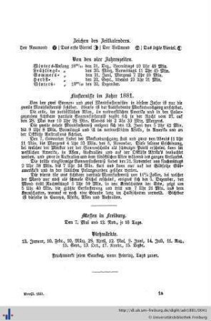 Erläuternde Bemerkungen, Kalender, Kalender der Juden, städtische Zeitrechnung, europäische Fürsten, Genealogie.