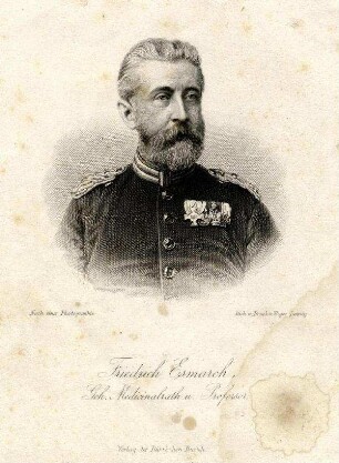 Bildnis von Friedrich von Esmarch (1823-1908)