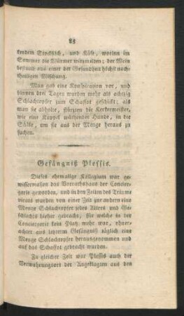 Gefängniß Plessis