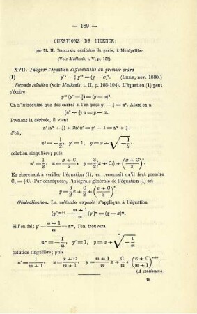 QUESTIONS DE LICENCE.