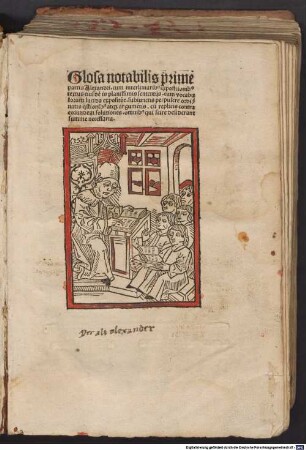 Doctrinale : P. 1-2, mit Glossa notabilis von Gerardus de Zutphania. 1