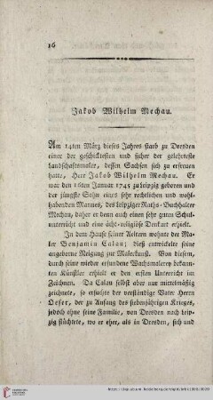 Jakob Wilhelm Mechau