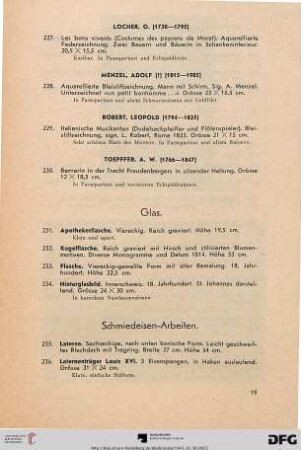 Glas (Nr. 231-234)