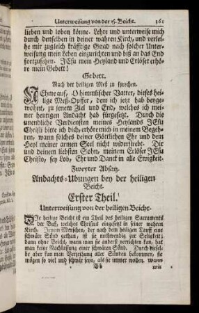 361-374, Zweyter Absatz. Erster Theil