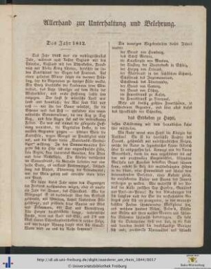 Das Jahr 1842.