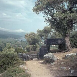 Thasos (antike Stadt), Mauertrakt der klassischen Polis mit dem Parmenon-Tor. P63