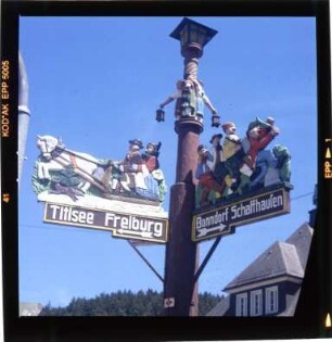Wegweiser in Lenzkirch