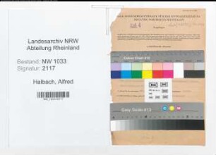 Entnazifizierung Alfred Halbach , geb. 17.11.1912 (Polizist)