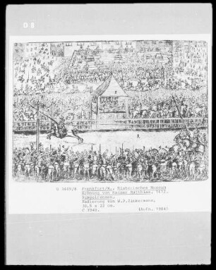 Krönung von Kaiser Matthias I., Ringelrennen