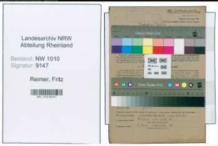 Entnazifizierung Fritz Reimer , geb. 27.08.1915 (Kaufm.Angestellter)