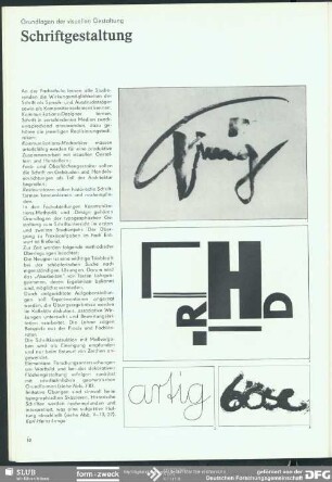Schriftgestaltung : 95 Jahre Fachschule für Werbung und Gestaltung Berlin