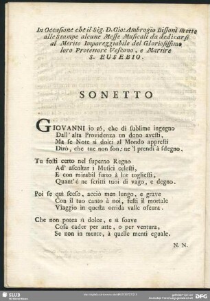 Sonetto