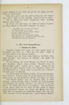37. Die Befreiungskriege