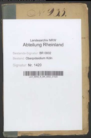 Anstellung des Kreisdirektor Rehfuss