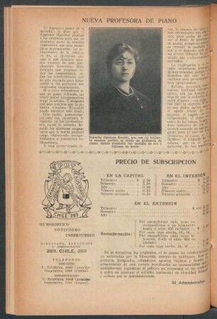 Nueva profesora de piano