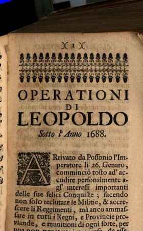 Operationi di Leopoldo Primo