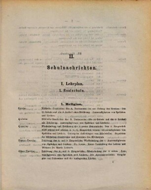 Einladung zu der öffentlichen Prüfung im Hörsaale der Realschule : Ostern .... 1875/76