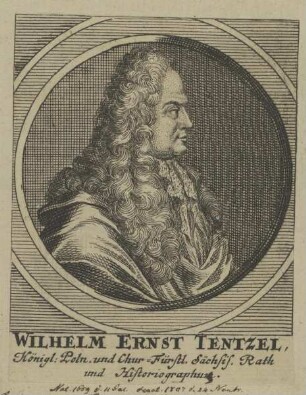 Bildnis des Wilhelm Ernst Tentzel