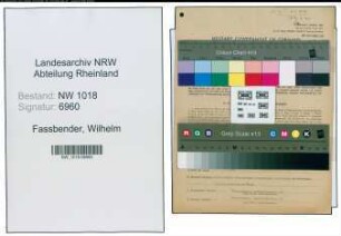 Entnazifizierung Wilhelm Fassbender , geb. 08.05.1899 (Vertreter)