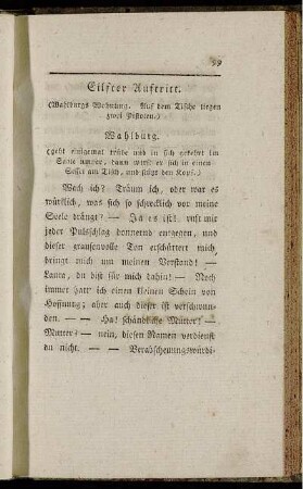 Eilfter Auftritt. - Vierzehnter Auftritt.