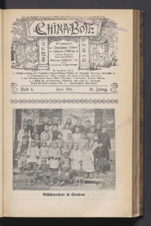 Heft 6. Juni 1911. 19. Jahrg