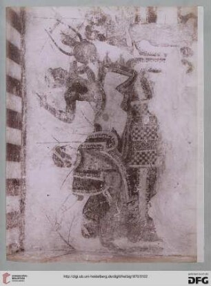 8623 Dettaglio affreschi nella Tomba della Pulcella - Corneto