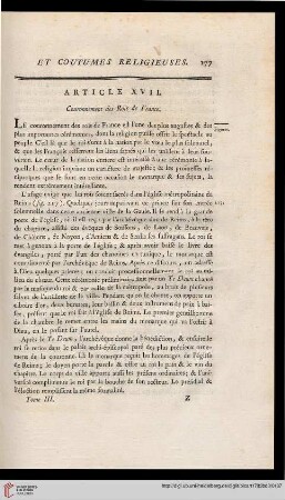 Article XVII