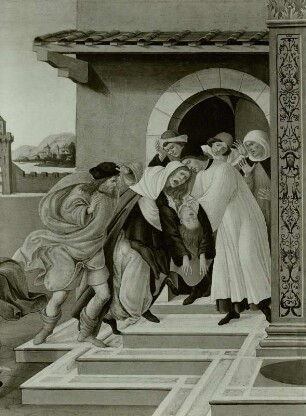 Vier Szenen aus dem Leben des heiligen Zenobius