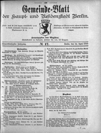 1910,17: No. 17, 24. April 1910