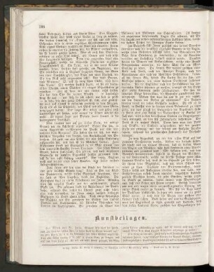 Kunstbeilagen.