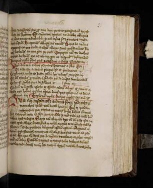 Kapitelübersicht. Incipiunt capitula prime partis vitasfratrum ordinis predicatorum