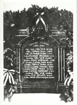 Emmendingen, EM; Synagoge, Gefallenengedenktafel 1914-1918