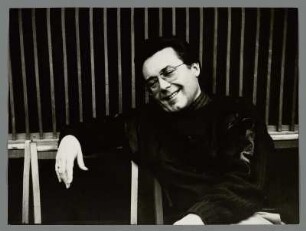 Peter Schreier : Portrait des Sängers (Tenor) Peter Schreier im Studio der Lukaskirche in Dresden