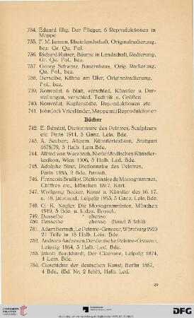 Bücher (Nr. 742-776)