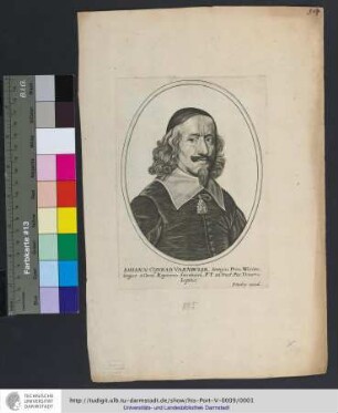 Iohann Conrad Varnbüler, Sereniss. Princ. Würtembergico a Consil. Regiminis Secretiorib[us], P.T. ad tract. Pac. Uniuers. Legatus