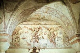 Gewölbemalereien mit symbolischer Darstellung des Kanons der Meßliturgie