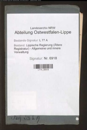 Anstellung des Zolleinnehmers Grönewald