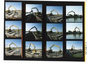 Ausbauarbeiten am Datteln-Hamm-Kanal - Bauabschnitt, Waltrop, 1995