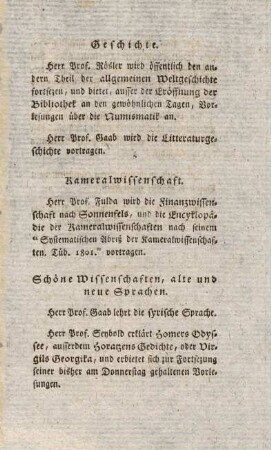 Schöne Wissenschaften, alte und neue Sprachen
